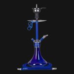 Amy Deluxe SS21.01 Carbonica Force شيشة, a high-end stainless steel and carbon fiber hookah with smooth airflow, adjustable diffuser, and elegant design