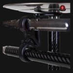 Amy Deluxe SS21.01 Carbonica Force شيشة, a high-end stainless steel and carbon fiber hookah with smooth airflow, adjustable diffuser, and elegant design