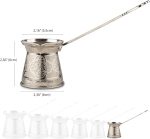 Handmade Cezve | Small Size, silver color