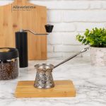 Handmade Cezve | Small Size, silver color