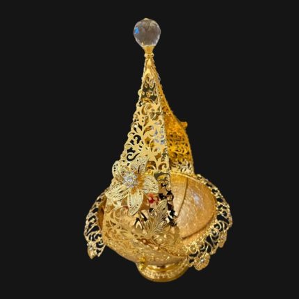 Gold Turkish Metal Chocolate Bowl