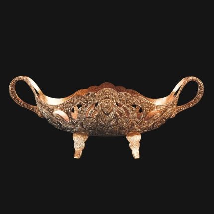 Gondola Serving Bowl| gold- low stand