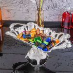 Silver Rectangular Chocolate Bowl
