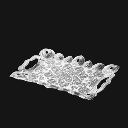 Silver Color Turkish Serving Tray