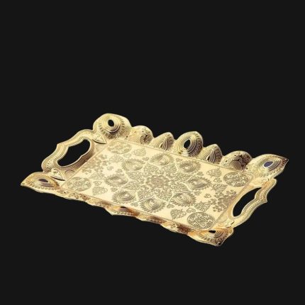 Gold Color Turkish Serving Tray