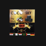 Coco Sky Coals – 100% natural coconut charcoal for shisha sessions