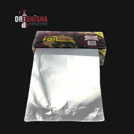 Premium Zanobia hookah foil roll for superior heat management.
