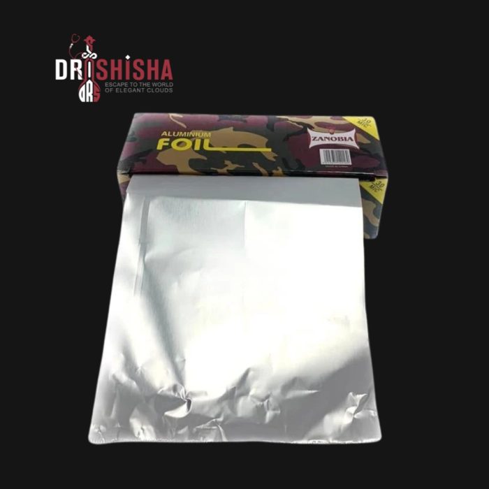 Premium Zanobia hookah foil roll for superior heat management.